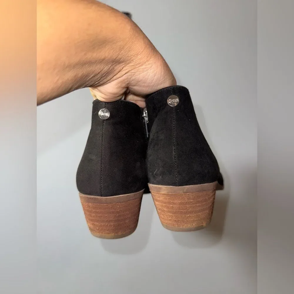 Circus by Sam Edelman black suede booties size 9.5 EUC